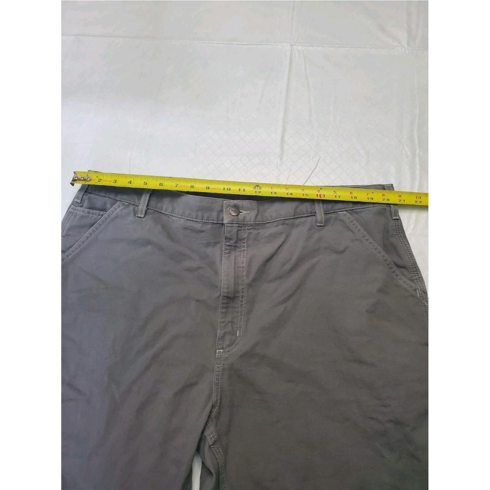 Carhartt Shorts Mens 42 Gray Cotton Work Carpenter Utility Dungaree B278 CHR - Picture 4 of 8